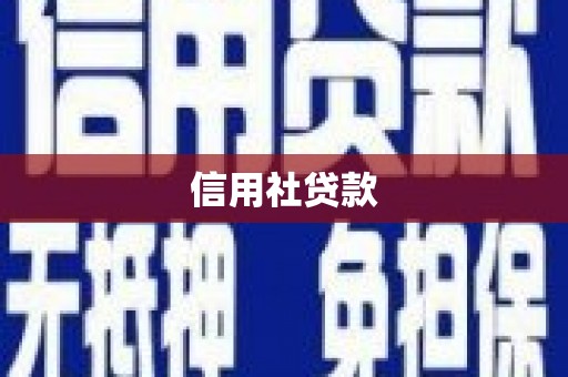 丰滨信用社贷款