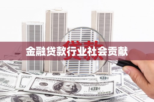 勐腊金融贷款行业社会贡献