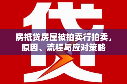 东方房抵贷房屋被拍卖行拍卖，原因、流程与应对策略