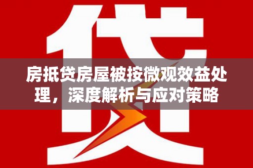 后龙房抵贷房屋被按微观效益处理，深度解析与应对策略