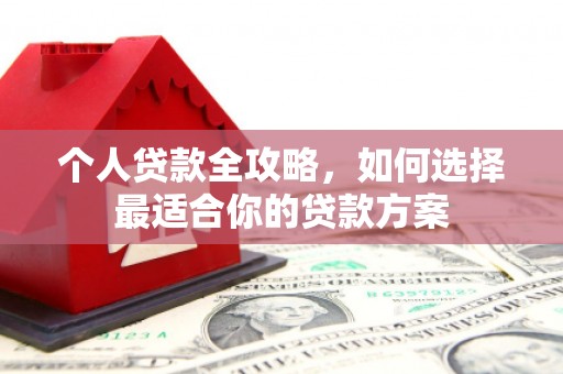 永顺个人贷款全攻略，如何选择最适合你的贷款方案