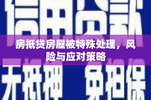 广平房抵贷房屋被特殊处理，风险与应对策略