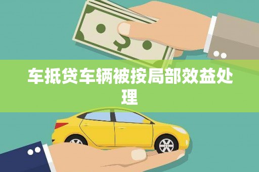 佳冬车抵贷车辆被按局部效益处理
