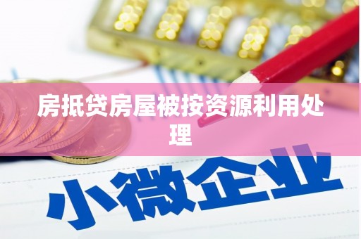 乐至房抵贷房屋被按资源利用处理