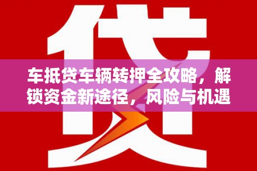阳新车抵贷车辆转押全攻略，解锁资金新途径，风险与机遇并存