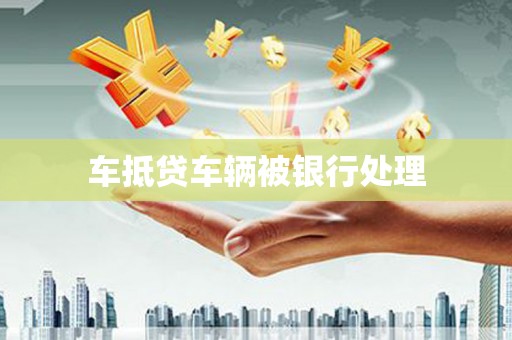 循化车抵贷车辆被银行处理