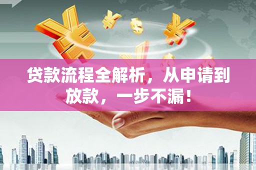 费县贷款流程全解析，从申请到放款，一步不漏！