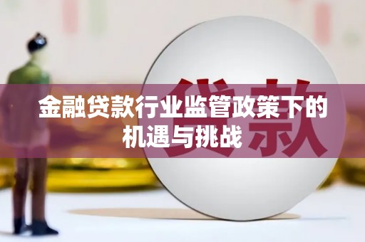 玛纳斯金融贷款行业监管政策下的机遇与挑战