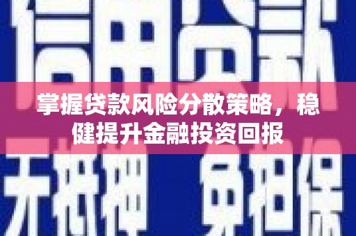 山阳掌握贷款风险分散策略，稳健提升金融投资回报