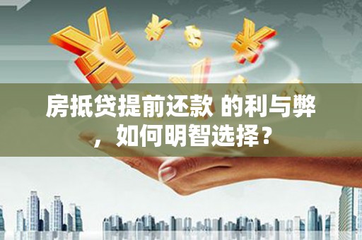 宁蒗房抵贷提前还款 的利与弊，如何明智选择？