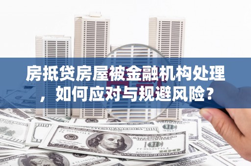 阜南房抵贷房屋被金融机构处理，如何应对与规避风险？