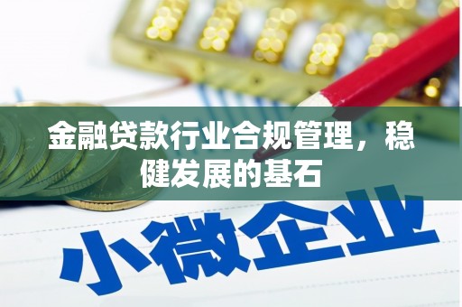 桥东金融贷款行业合规管理，稳健发展的基石