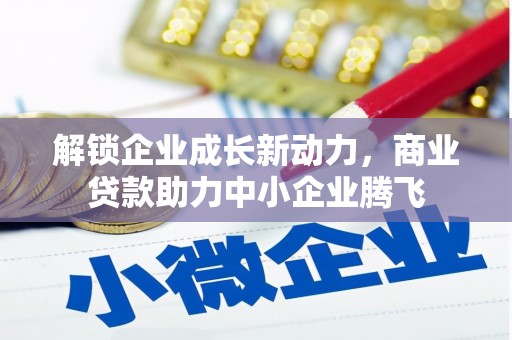 双溪解锁企业成长新动力，商业贷款助力中小企业腾飞