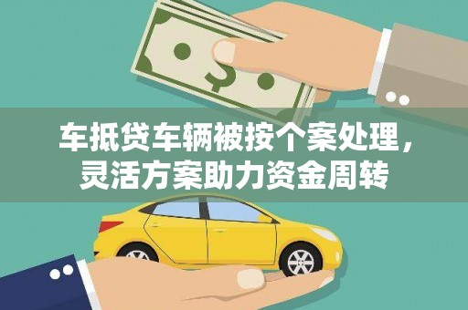 攸县车抵贷车辆被按个案处理，灵活方案助力资金周转