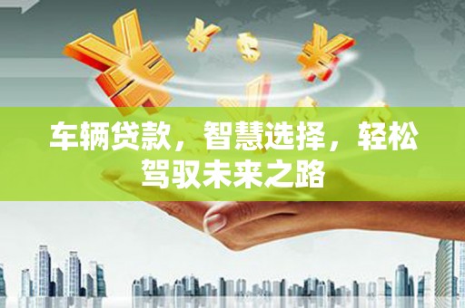桃山车辆贷款，智慧选择，轻松驾驭未来之路