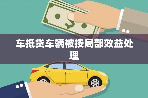 水城车抵贷车辆被按局部效益处理