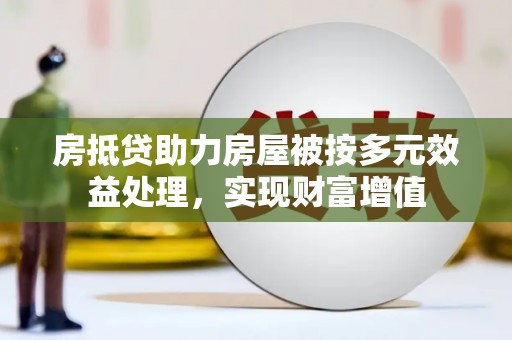 泸溪房抵贷助力房屋被按多元效益处理，实现财富增值