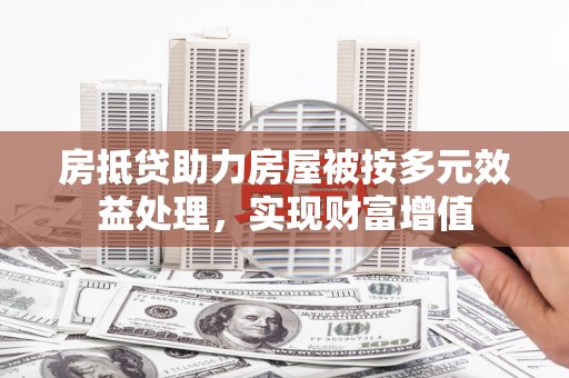 新荣房抵贷助力房屋被按多元效益处理，实现财富增值