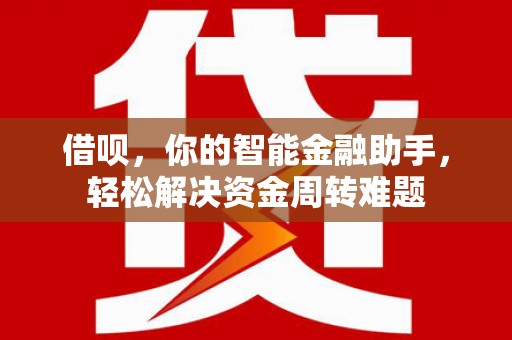 双台子借呗，你的智能金融助手，轻松解决资金周转难题