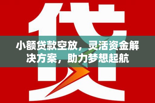 新丰小额贷款空放，灵活资金解决方案，助力梦想起航