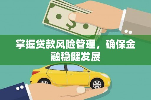 杜尔伯特掌握贷款风险管理，确保金融稳健发展