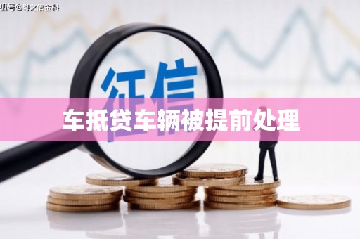 洪雅车抵贷车辆被提前处理