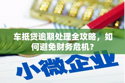 阿巴嘎旗车抵贷逾期处理全攻略，如何避免财务危机？