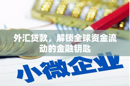 广汉外汇贷款，解锁全球资金流动的金融钥匙