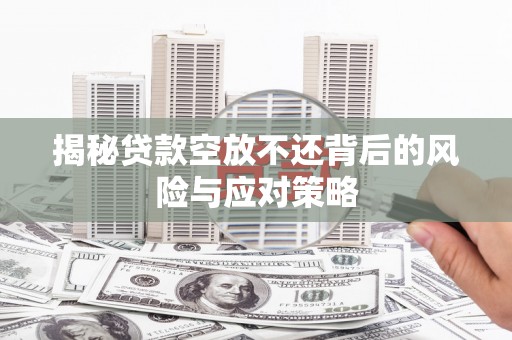 广汉揭秘贷款空放不还背后的风险与应对策略