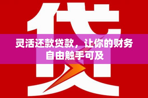 海南灵活还款贷款，让你的财务自由触手可及