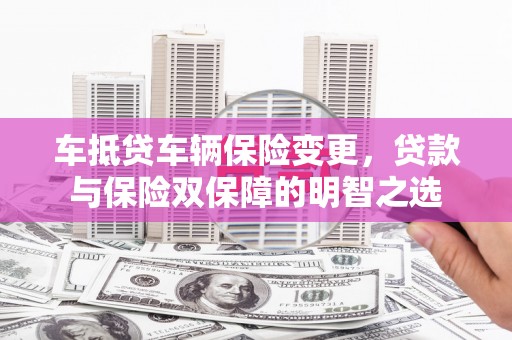 余杭车抵贷车辆保险变更，贷款与保险双保障的明智之选