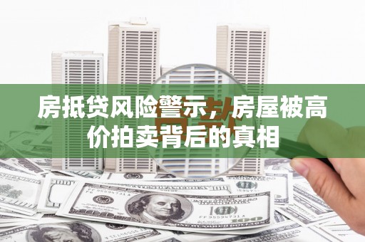 龙湖房抵贷风险警示，房屋被高价拍卖背后的真相
