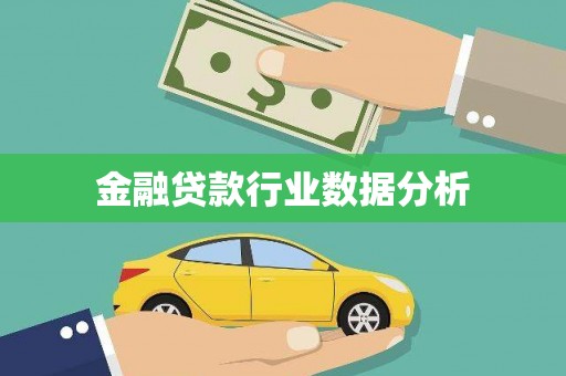 绥德金融贷款行业数据分析