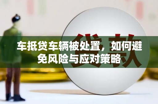 博野车抵贷车辆被处置，如何避免风险与应对策略