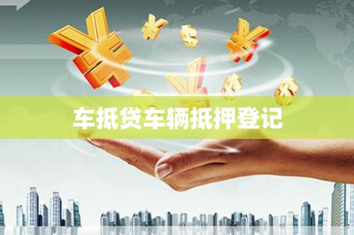 南和车抵贷车辆抵押登记