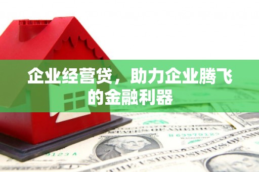 洪洞企业经营贷，助力企业腾飞的金融利器