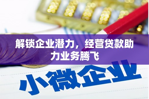 鹤城解锁企业潜力，经营贷款助力业务腾飞