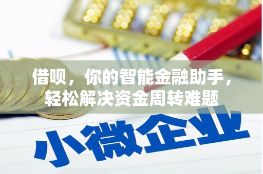 乐至借呗，你的智能金融助手，轻松解决资金周转难题