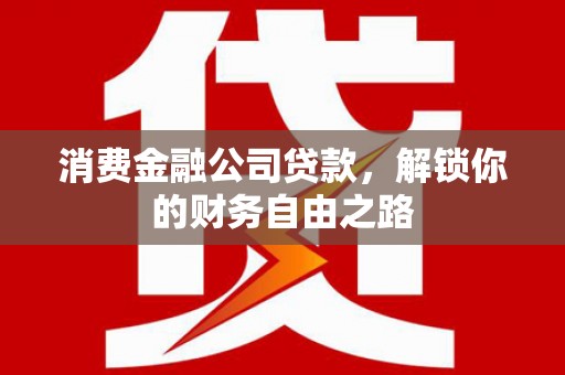 晋宁消费金融公司贷款，解锁你的财务自由之路