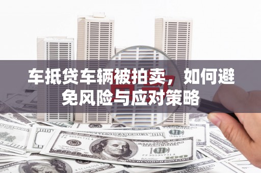 东港车抵贷车辆被拍卖，如何避免风险与应对策略
