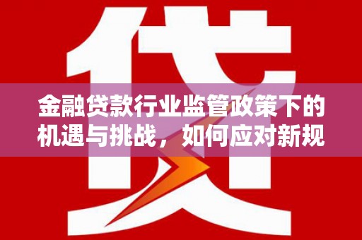 巴彦淖尔金融贷款行业监管政策下的机遇与挑战，如何应对新规？