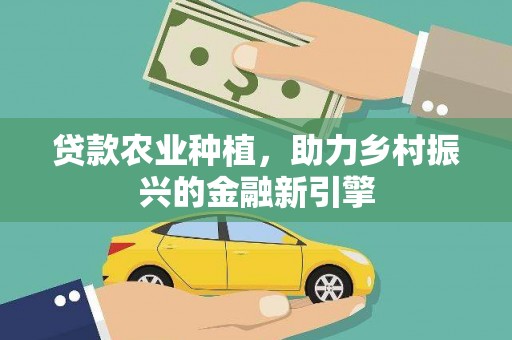 宜阳贷款农业种植，助力乡村振兴的金融新引擎