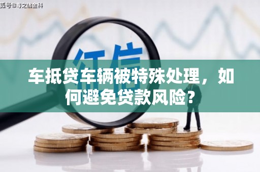 寒亭车抵贷车辆被特殊处理，如何避免贷款风险？