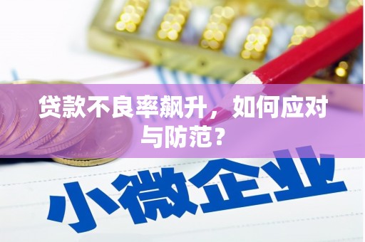 安福贷款不良率飙升，如何应对与防范？