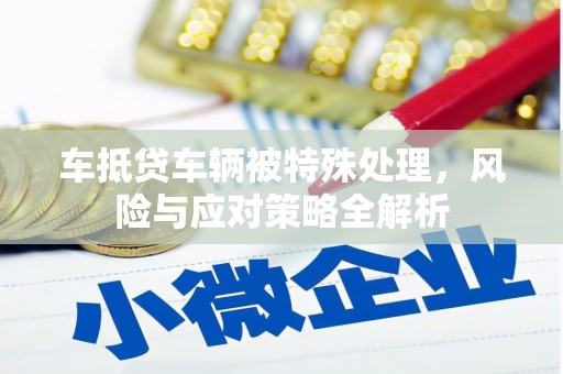 潮安车抵贷车辆被特殊处理，风险与应对策略全解析