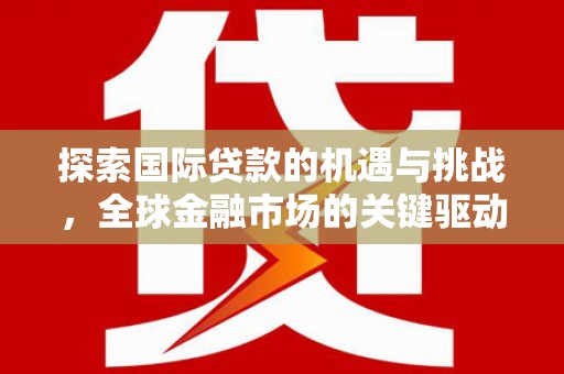 路竹探索国际贷款的机遇与挑战，全球金融市场的关键驱动力