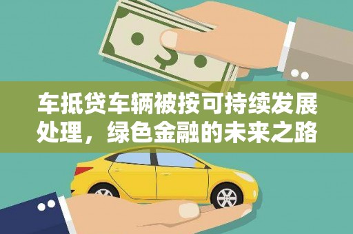 雷山车抵贷车辆被按可持续发展处理，绿色金融的未来之路