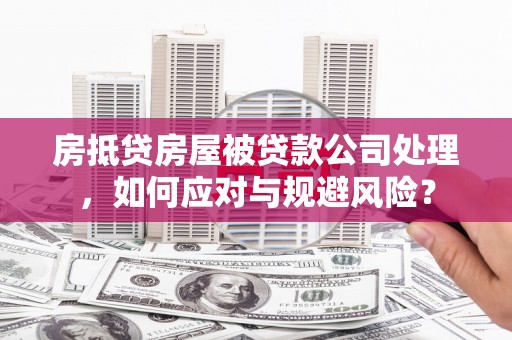 亚东房抵贷房屋被贷款公司处理，如何应对与规避风险？