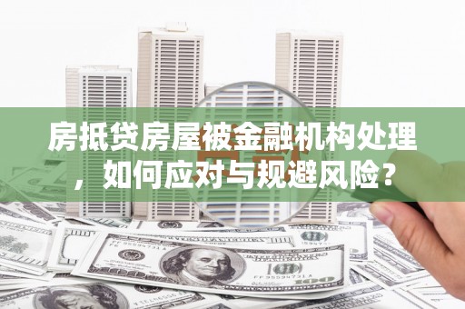 亚东房抵贷房屋被金融机构处理，如何应对与规避风险？