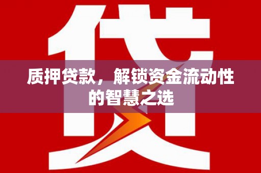 周口质押贷款，解锁资金流动性的智慧之选